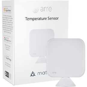 arre Temperature Humidity Air Pressure Sensor with Matter & Thread Support | Works with Apple Home HomeKit, Google Home, Samsung SmartThings & Amazon Alexa in Saudi Arabia