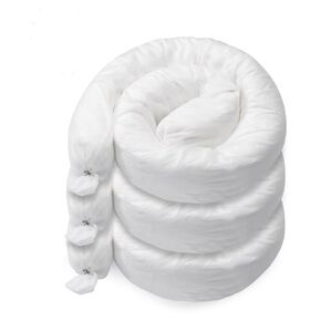 Oil Absorbent Sock to soak up Any Oil, Diesel,Fuel Hydrocarbon Base Fluids and Repels Water Oil-Only Absorbent Sock,Clean Oil Spill-3" x 48"