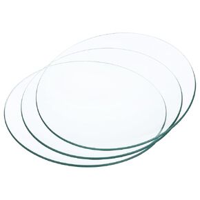 YOKIVE 3 Pcs Watch Glass Beaker Cover, Lab Watch Glasses Cover Lids | Laboratory Supplies, Great for Science Chemical Experiment (Transparent, 4.72'-Inch)