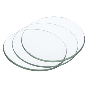 YOKIVE 3 Pcs Watch Glass Beaker Cover, Lab Watch Glasses Cover Lids | Laboratory Supplies, Great for Science Chemical Experiment (Transparent, 2.36-Inch)