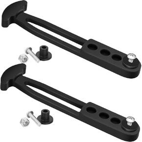 Chunful 2 Set Boat Yacht Sport Jet Boarding Telescoping Ladder Rubber Strap Marine Secure Retaining Latch Band with Adjustable Mounting Holes for Yacht 2 or 3, 4 Steps Ladder