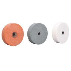 3pcs Bench Grinding Wheel, Silicon Carbide Grinding Stone Pedestal Abrasive Wheel for Metal Ceramic Wood