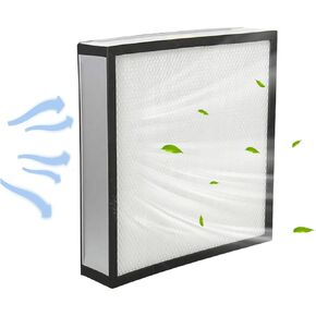 FFU,HEPA H14 LaminarFlowHoodFilterReplacement Kit 1 piece,Updated Fan Filter UnitcompatiblewithLaminarFlowHood FFU 22.6“x 22.6"x3.1",100/ISO level 5,Mushroom with Safety Lock