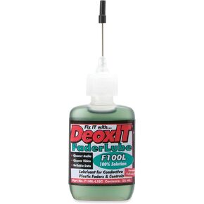 Hosa F100L-L25C CAIG DeoxIT FaderLube, 100% Dropper, 25 ml