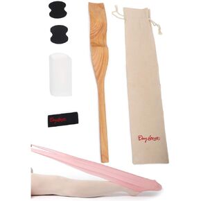 Kids Women Ballet Foot Stretcher Wooden Arch Enhancer Set with Resitance Bands, for Ballet, Gymnastics, Yoga
