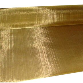 13" x 40" 99.9% Brass Filter Coarse Dense Gauze Mesh #20