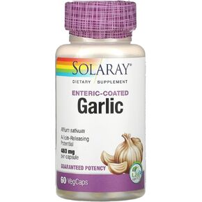 SOLARAY Garlic Supplement, 500mg | 60 Count