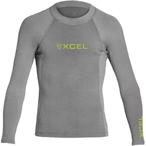 XCEL Kids Premium Stretch Solid Long Sleeve Performance Fit Rashguard