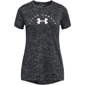 Under Armour Girls' Tech Twist Arch Big Logo Short-Sleeve Crew Neck T-Shirt