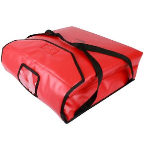Sterno Delivery Insulated Vinyl Delivery Pizza Carrier, X-Large, 18.5" x 36" x 14" - Holds (10) 16" Pizzas