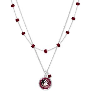 From the Heart Florida State Seminoles Ivy Necklace Silver Chain Jewelry Gift FSU