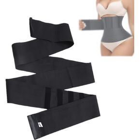 3 Meter Waist Trainer, Adjustable Lumbar and Back Support, Elastic Tummy Snatch Bandage Postpartum Band Wrap for Body Shaping, Belly Body Shaper Compression Wrap