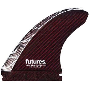 Futures Fins JJF Scimitar Vapor Core Thruster Fin Set - Large - Red/Carbon