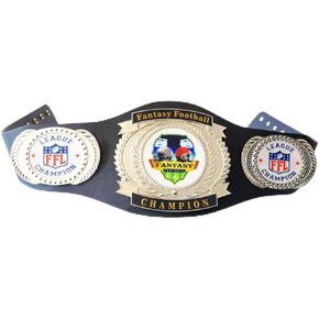 Fantasy Football Championship Belt - Adjustable Official Fantasy Football Belt - First Place Winner Award for Fantasy Football League