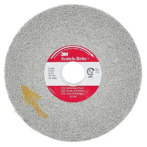 Scotch-Brite EX2 Deburring Wheel, 6 in x 1/2 in x 1 in 8A MED, 4 per case
