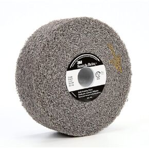 3M Multi-Finishing Wheel - 2S Fine Grit Silicon Carbide - Stainless Steel Finishing Wheel - Convolute Wheel - 6 in x 2 in x 1 in - Pack of 2