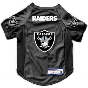 Littlearth Las Vegas Raiders NFL Stretch Pet Jerseys for Big Dogs
