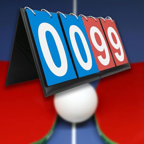 TopTie 4-Digital Scoreboard 00-99 Portable Tabletop Score Keeper Score Flipper in Saudi Arabia