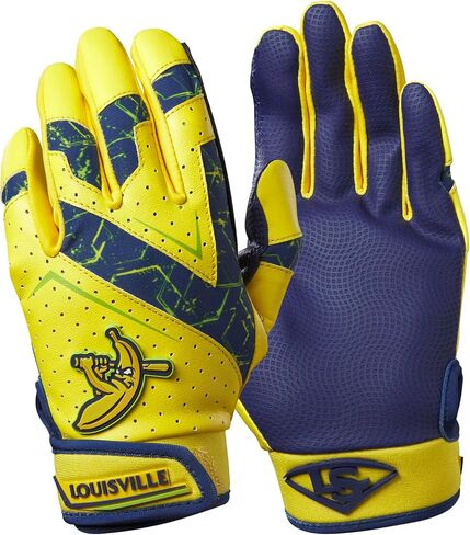 Louisville Slugger Youth Genuine V2 Batting Gloves - Savannah Bananas and Party Animals in Saudi Arabia