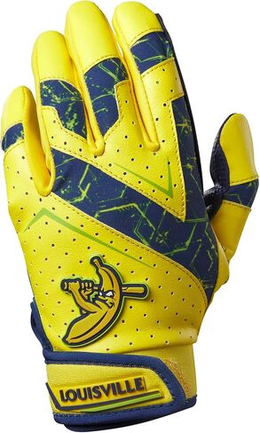 Louisville Slugger Youth Genuine V2 Batting Gloves - Savannah Bananas and Party Animals in Saudi Arabia