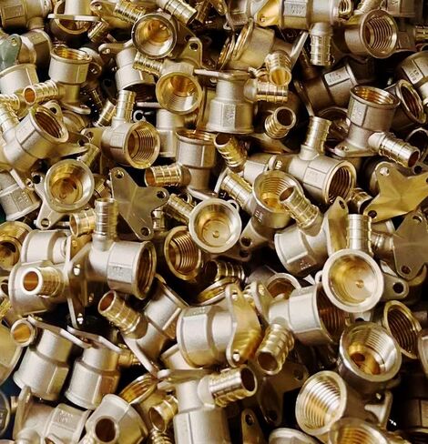 (عبوة من 10) EFIELD Pex Drop-Ear Elbow Brass Fitting 1/2 بوصة × 1/2 بوصة أنثى NPT، ASTM F1807 in Saudi Arabia