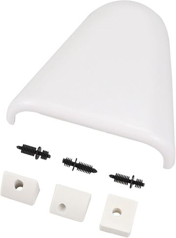 GWNOWZZET غطاء فتحة تهوية على شكل صدفة Abs 957175 مناسب لقارب Sea Ray مقاس 7-3/8 بوصة × 6-5/8 بوصة، مغرفة فتحة جانبية للهيكل، غلاف متوسط ​​الحجم مع مسامير دفع في الشجرة in Kuwait