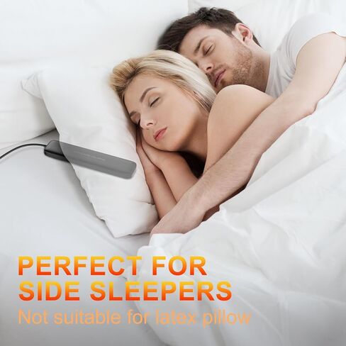 مكبر صوت وسادة للنوم، مكبر صوت صغير أسفل الوسادة بلوتوث مع التحكم في مستوى الصوت ومكبر صوت وسادة توصيل عظمي لاسلكي، آلة ضوضاء بيضاء مع 8 أصوات مهدئة in Kuwait