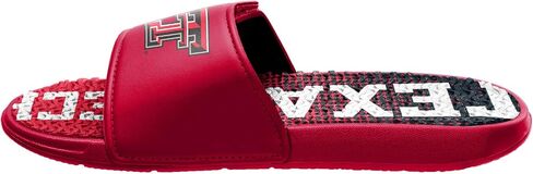 FOCO Texas Tech Red Raiders NCAA Mens Gradient Wordmark Gel Slide - L in Saudi Arabia