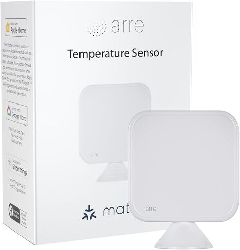 مستشعر ضغط الهواء ودرجة الحرارة والرطوبة مع دعم المادة والخيط | يعمل مع Apple Home HomeKit وGoogle Home وSamsung SmartThings وAmazon Alexa in Saudi Arabia