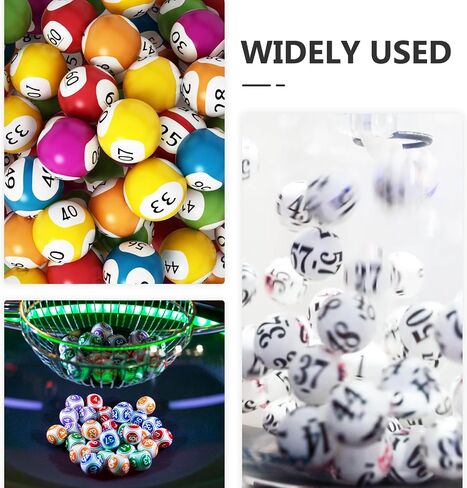 INOOMP 100pcs Numbered Balls 1-100 Lottery Balls Table Tennis Balls Printed Ping Pong Balls with Numbers in Saudi Arabia