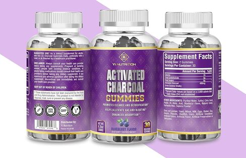 صمغ الفحم - خالي من السكر، بدون مالتيتول، صمغ الفحم لجميع الأعمار، صحة الجهاز الهضمي، تخفيف الغازات والانتفاخ، دعم التطهير والتخلص من السموم، صحة الفم، نباتي، غير معدل وراثيًا، صديق للكيتو in Kuwait