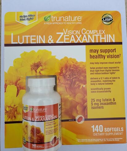Tru-Nature Vision Complex Lutein & Zeaxanthin, a Bundle of 140 Softgels in Saudi Arabia