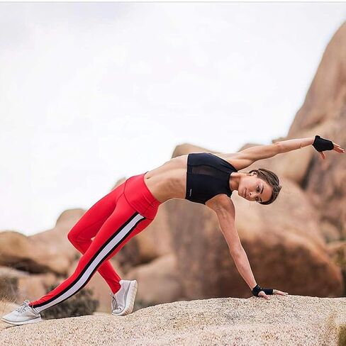 قفازات YogaPaws SkinThin غير قابلة للانزلاق للنساء والرجال، دعم اليد لليوجا، اليوغا القوية، البيلاتيس، كروس فيت، ركوب الدراجات، التجديف، التدريب على التمارين الرياضية والأيدي المتعرقة in Kuwait