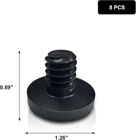 8 PCS Replacement Bolts Compatible with Suncast Storage Sheds for Suncast/Craftsman Resin Storage Sheds, Replacement Screws Compatible with Suncast Storage Sheds Shed Accessories (8, Black, 3/8) in Kuwait