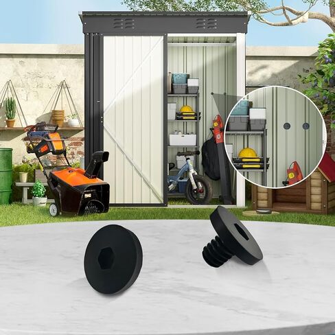 8 PCS Replacement Bolts Compatible with Suncast Storage Sheds for Suncast/Craftsman Resin Storage Sheds, Replacement Screws Compatible with Suncast Storage Sheds Shed Accessories (8, Black, 3/8) in Kuwait