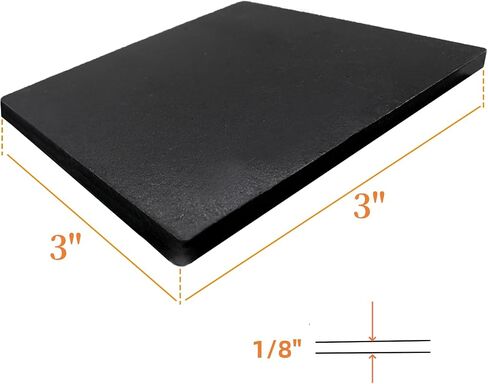 4Pack 1/8" A36 Steel Plate-3" x 3"Hot Rolled Steel Sheet,Weldable Metal Square Steel in Saudi Arabia