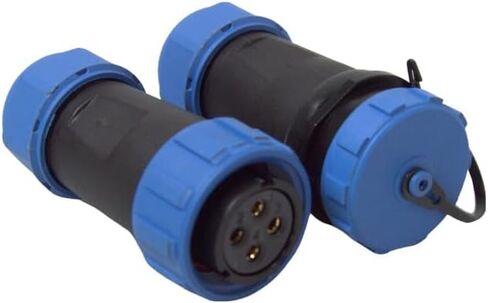 2 Pcs Waterproof Connector Aviation Plug Male and Female Electrical Cable Power Connector for Fast Power Supply Reconnection 30A Wire Connector(3 Pin) in Saudi Arabia