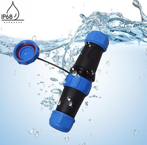 2 Pcs Waterproof Connector Aviation Plug Male and Female Electrical Cable Power Connector for Fast Power Supply Reconnection 30A Wire Connector(3 Pin) in Saudi Arabia