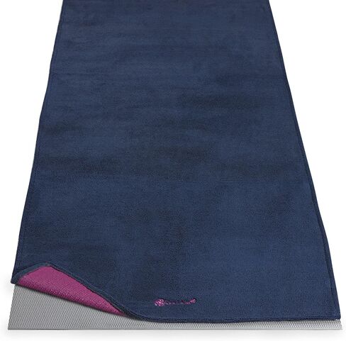 Gaiam Grippy Non Slip Yoga Mat Towel - Fast Drying Towel - Ideal For Hot Yoga - Microfiber And Machine Washable - Grip Backing in Kuwait
