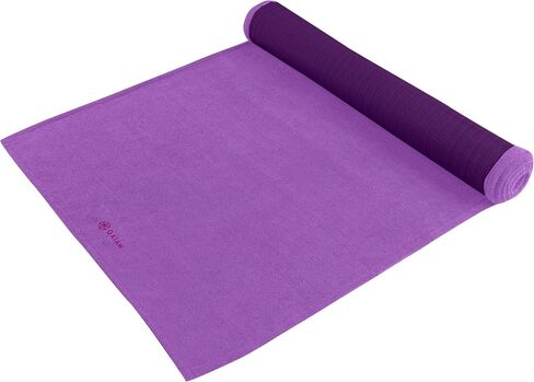 Gaiam Grippy Non Slip Yoga Mat Towel - Fast Drying Towel - Ideal For Hot Yoga - Microfiber And Machine Washable - Grip Backing in Kuwait