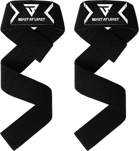 Weight Lifting Straps,Powerlifting Deadlifting, Anti Slip 60CM Hand Bar Grip, 5MM Neoprene Wrist Support, Heavy Duty Weightlifting Bodybuilding Workout in Saudi Arabia