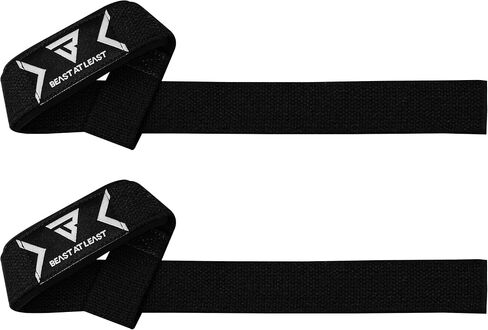 Weight Lifting Straps,Powerlifting Deadlifting, Anti Slip 60CM Hand Bar Grip, 5MM Neoprene Wrist Support, Heavy Duty Weightlifting Bodybuilding Workout in Saudi Arabia