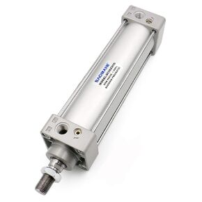 Baomain Pneumatic Air Cylinder SC 50 x 200 PT 1/4, Bore: 50mm(2"), Stroke: 200mm(8"), Screwed Piston Rod Dual Action 1 Mpa