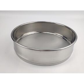 20 Mesh Lab Sieves 12" Diameter 304 Stainless Steel Wire Cloth Test Sieve for Industrial Laboratory Home