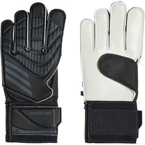 adidas Unisex-Kids Training Predator Goalie Gloves, Black/Black/Black, 4