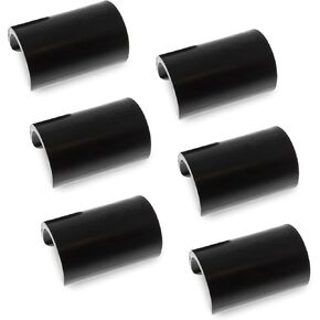 Terricraft's Original Bimini Boat Clip - Clips for Boat Rails or T-Tops - Holds Towels or Clothes for Drying, Privacy and Convenience Black Round 7/8"