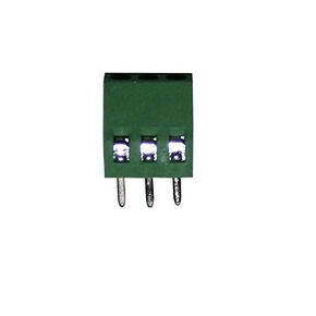 2.54mm Pitch Screw Terminal Block 3 Pole (10 Pack) QSU