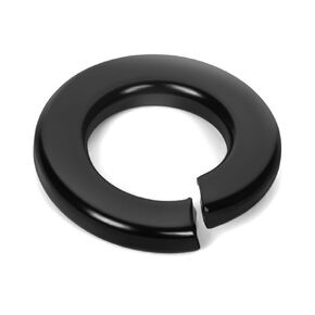 M3 Split Lock Washer, 304 Stainless Steel 18-8 Spring Lock Washers for Bolts and Nuts, Black Finish, 100 PCS