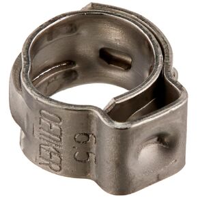 Oetiker 10100048 Stepless Ear Clamp, One Ear, Clamp ID Range 5.3 mm (Closed) - 6.5 mm (Open) (Pack of 5)