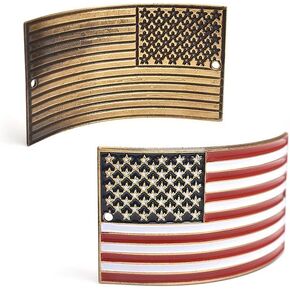 American Flag, U.S. Flag Hiking Stick Medallion